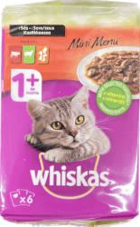 Whiskas 6x50 gr meat