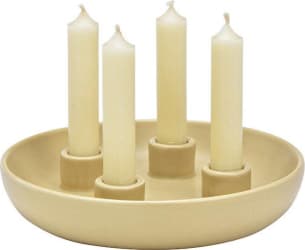 Wurm Kertastjaki fyrir 4 kerti kringlóttur ö21cm beige