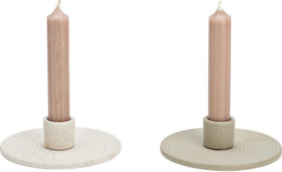 Wurm Kertastjaki h:3cm 2 mismunandi white/grey