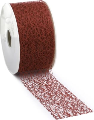 10mtr.CRISPY Borði 50mm. Wine Red (4)
