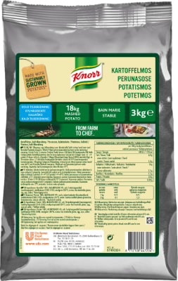Knorr Kartöflumús – Kold tilberedning 3kg (4stk/ks)