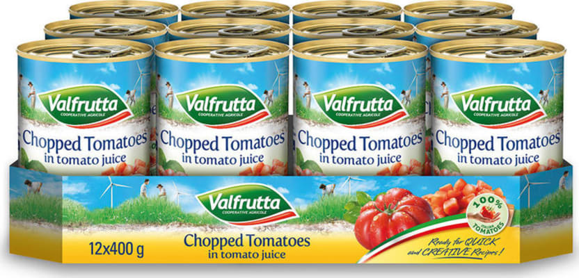 VALFRUTTA CHOPPED 12X400G