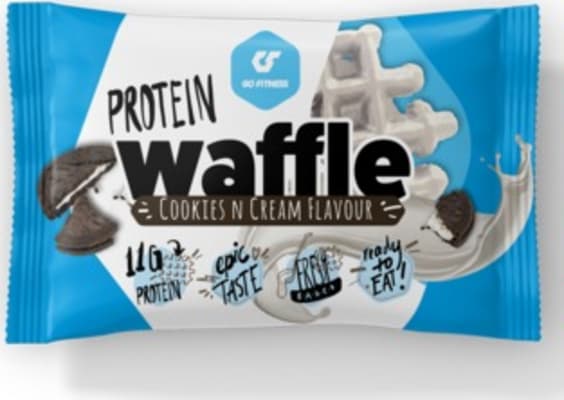 Go Fitness próteinvaffla Cookies & Cream 50 g
