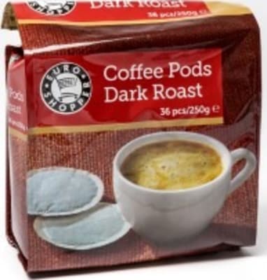 Euro Shopper kaffipúðar dark roast 36 stk.