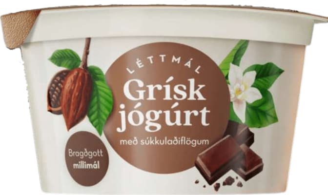 MS Grísk jógúrt m/súkkulaði 6x180g