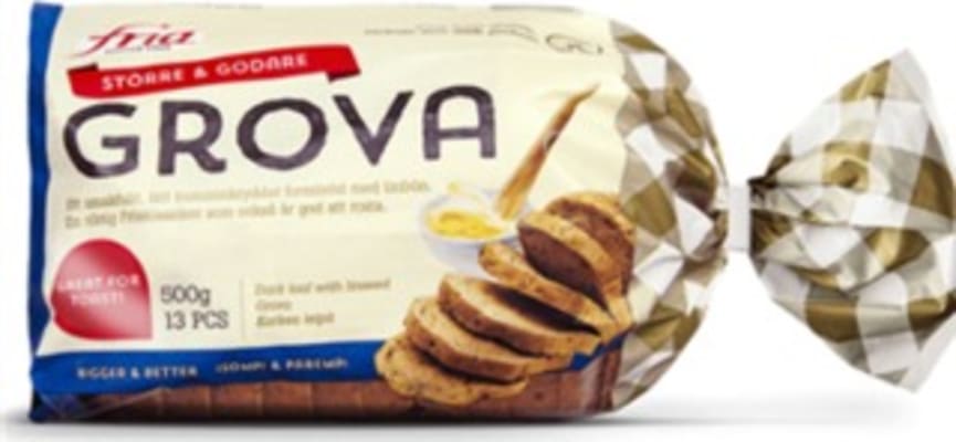 Fria glútenlaust gróft brauð 500 g