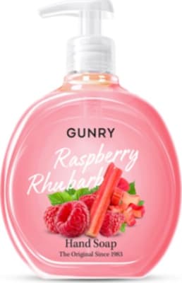 Gunry handsápa hindberja og rabarbara 500 ml