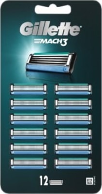 Gillette Mach3 rakblöð 12 stk.