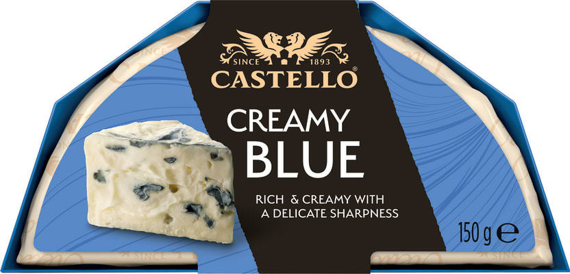 Castello Creamy Ostur Blár 10x150g