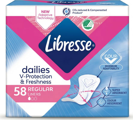 Libresse innlegg normal 58 stk.