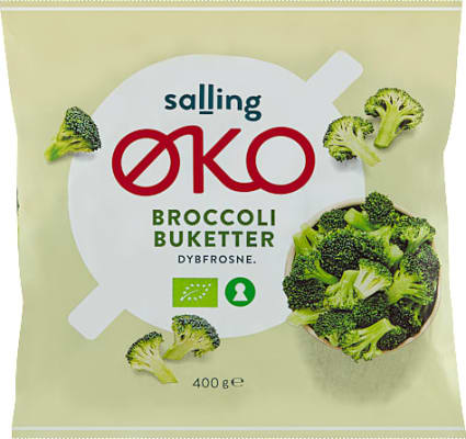 Salling ØKO lífrænt spergilkál, hraðfryst 400 g