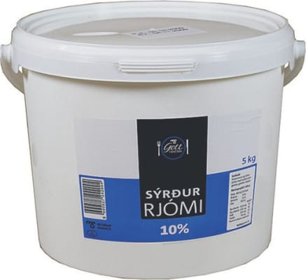 MS Sýrður rjómi 10% 5ltr