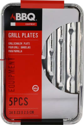 Koopman grillbakki 34x23 cm 5 stk.