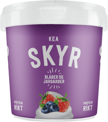 KEA skyr bláber/jarðarber fata 1 kg