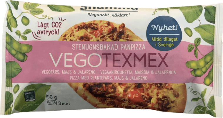Anamma VegoTexMex vegan pönnupítsa 190 g