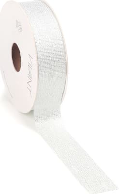 20mtr.LUSTER Glitter 25mm. White