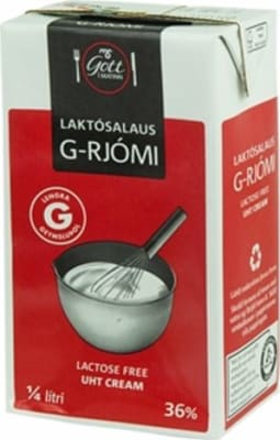 MS Laktósalaus G-rjómi 36% 24x250ml