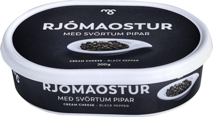 MS Rjómaostur með svörtum pipar 200 g