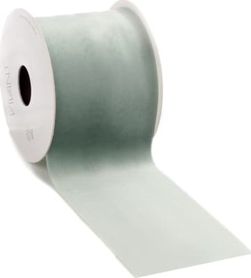 5mtr.VELVET Borði 70mm. Light Olive (3)
