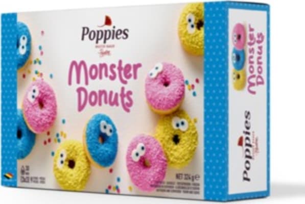 Poppies Monster kleinuhringir 9 stk. 324 g