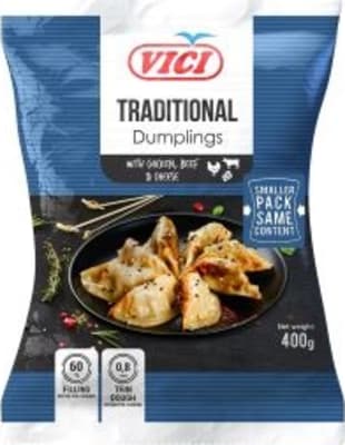 Vici dumplings með kjúklinga, nauta og osta 400 g