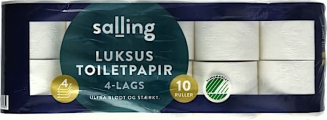 Salling Luksus salernispappír 4 laga 10 rúllur