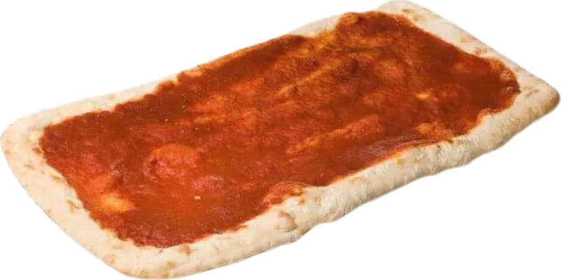 Pizzabotn m/sósu 760g 48x28cm 12 stk/ks