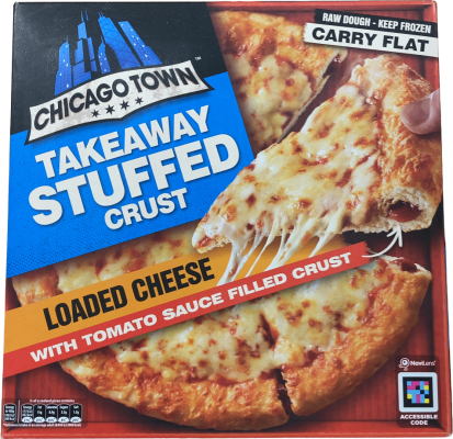 Chicago Town Takeaway ostapítsa með fylltum kanti og tómatssósu í kantinum 630 g