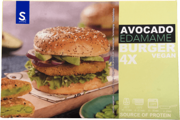 Salud avacado edamame borgarar 4*90 g
