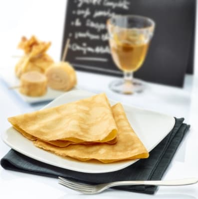 Pönnukökur Crepes ósætt 18cm/25g 160 stk ks