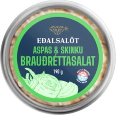 Eðalsalöt aspas- og skinku brauðréttasalat 190 g