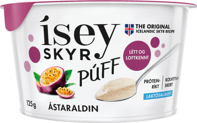 Ísey skyr Púff ástaraldin 125 g