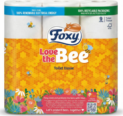 Foxy bee wc pappír 9*190 blöð