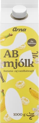 Arna AB-mjólk með banana og vanillu 1 ltr
