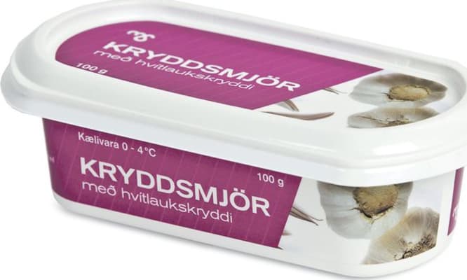 MS Kryddsmjör m/hvítlauk 8x100g