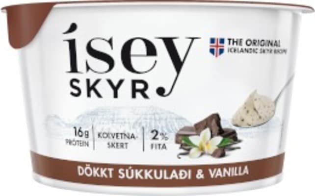 Ísey skyr dökkt súkkulaði og vanilla 170 g