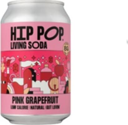 Hip Pop gos með bleiku greipaldinbragði 330 ml