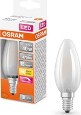 Osram dimmanleg kertaljósapera 4,5 W 470 lm 827 E14