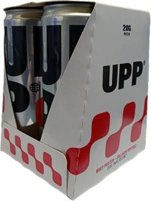 UPP jarðarberja & lime 4 x 330 ml