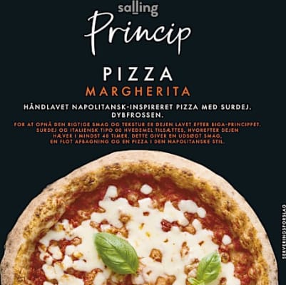 Salling Princip Margherita pizza 400 g