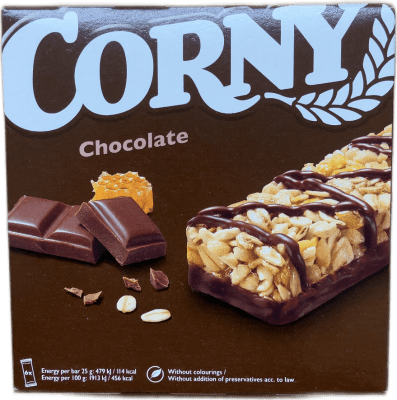 Corny chocolate 6*25 g