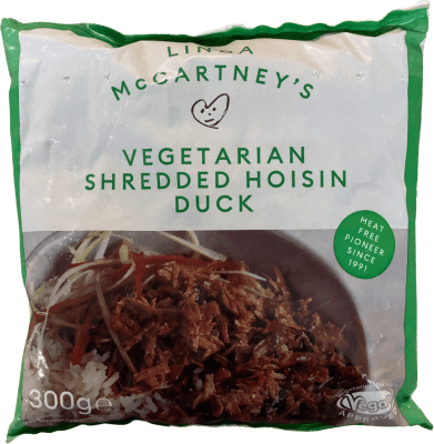 Linda McCartney's grænmetis rifið hoisin-andarlíki 300 g
