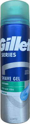 Gillette Series rakgel, róandi með aloe vera, ilmandi fyrir viðkvæma húð, 200 ml