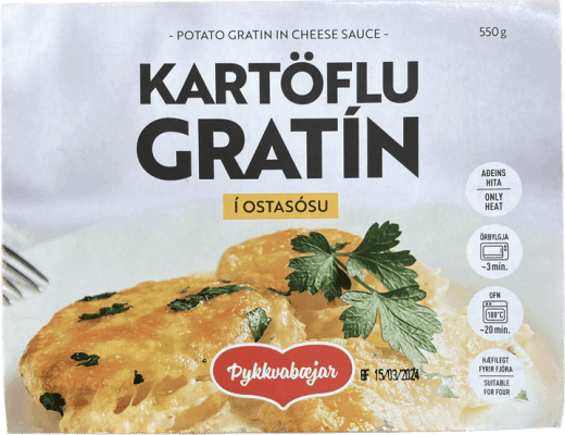 Þ.b kartöflu gratín ostasósu 550 gr