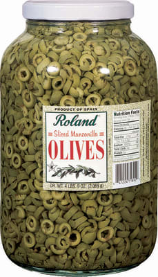 Ólífur grænar sneiddar 3,78kg