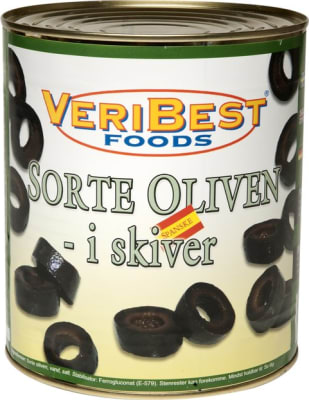 Ólífur svartar sneiddar 3kg