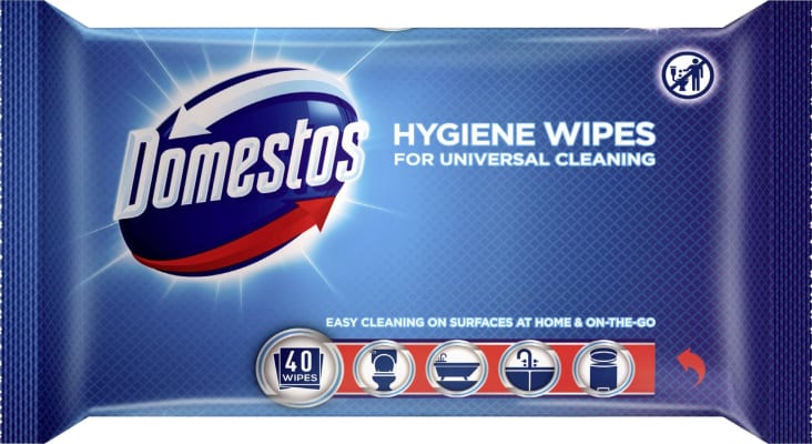 $Domestos Hygene Toilet wipes 12x40stk