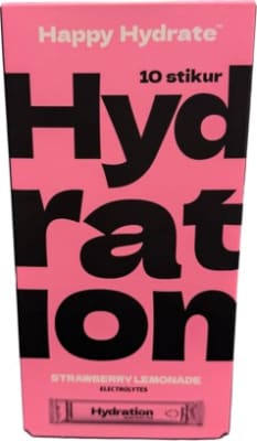 Happy Hydrate jarðarberjalímonaði 10×6 g