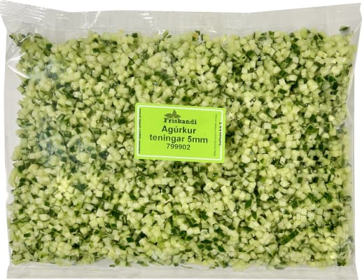 Agúrkur teningar 5mm - Sérpöntun