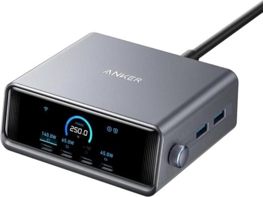 Anker Prime 250W USB hleðslustöð m/skjá